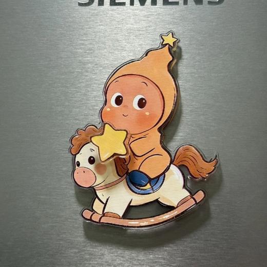 【高颜值卡通❗️】星星人旋转冰箱贴高颜值卡通可爱创意亚克力装饰礼物。ya 商品图3