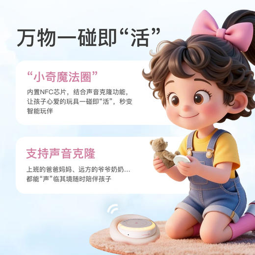 奇碰TAPALOO丨儿童AI智陪玩具 3-10岁陪伴聊天益智送礼海量资源（额外再加赠盲盒一个，到手两个盲盒） 商品图3