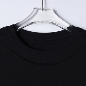 SDSA男装2026新款高贵轻奢美式简约印花字母圆领短袖T恤百搭时尚