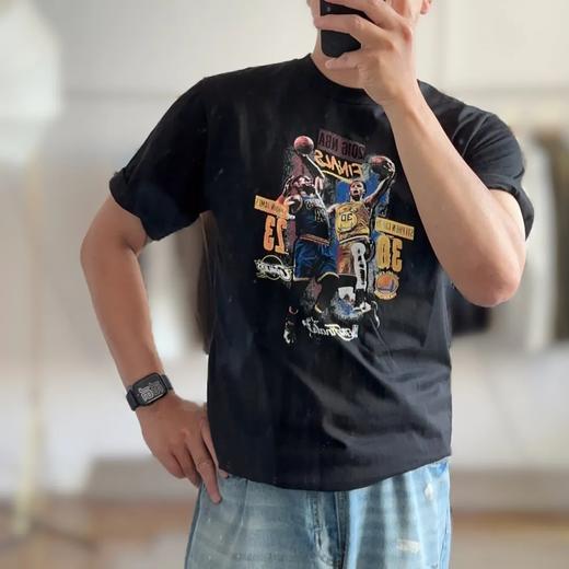 经典 怀旧十周年总决赛骑士VS勇士NBA联名纪念短袖T恤 男女情侣款 商品图0
