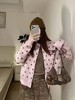 F032573复古俏皮日常通勤宽松休闲圆领单排扣针织开衫 商品缩略图7