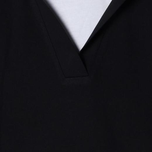 SDSA男装2026新款轻奢潮牌撞色假两件连帽短袖T恤百搭休闲上衣 商品图2