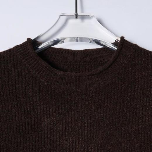 SDSA男装2026新款高贵轻奢韩系简约纯色针织圆领短袖T恤休闲百搭 商品图1