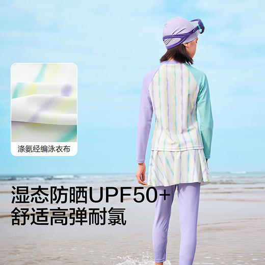 巴拉巴拉儿童泳衣分体泳装女童中大童防晒2026夏季新款游泳装耐氯 商品图3
