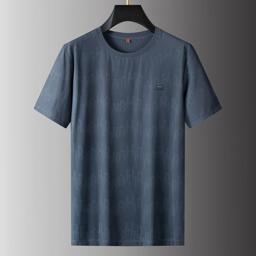 【DPS】大依优型大码男装夏季圆领短袖休闲运动简约透气凉感T恤上衣 商品图4