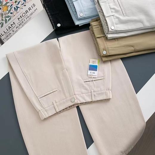 F032577天丝莫代尔棉柔软高腰显瘦牛仔裤后松紧腰阔腿香蕉裤 商品图4