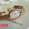 原单阿玛尼 AR11775 女士腕表｜复古金表界的“颜值天花板” 白鹿同款 椭圆贝母盘+钢带 商品缩略图3