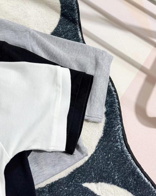 F032524小马刺绣休闲修身商务翻领情侣款短袖半袖T恤 商品图9