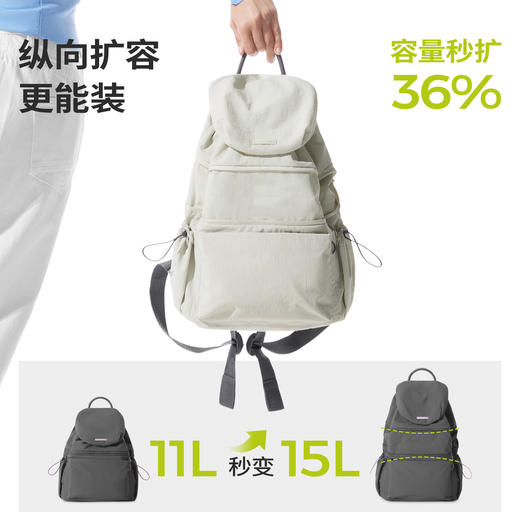 【半练 ·多用轻量扩容包】单肩托特包、便携双肩包，轻巧能装、乐趣多用，随心切换 商品图6