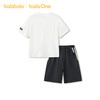 巴拉巴拉男童短袖套装儿童中大童两件套2026新款春夏装吸湿速干潮 商品缩略图2