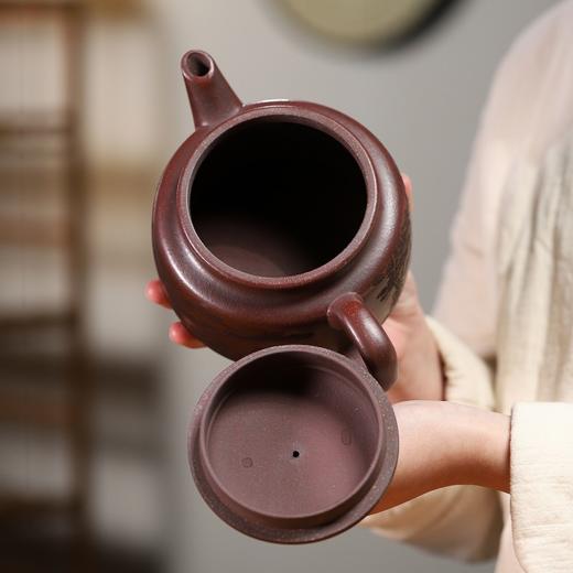 正宗宜兴原矿紫砂壶【灵宝壶】，国家工艺美术大师强济人亲创。三款可选，礼盒精装，下单再送半斤明前龙井!（72小时发货） 商品图5