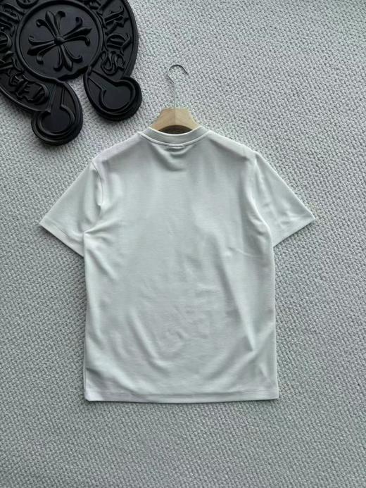 F032572秋冬新款情侣款珠地纯棉圆领刺绣柔软舒适短袖薄T恤 商品图6