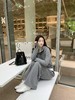 早春慵懒高级感蛋白棉绒假两件连帽套装 商品缩略图13
