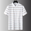 【DPS】【纯棉】大依优型大码男装夏季翻领条纹polo衫短袖舒适休闲上衣 商品缩略图3