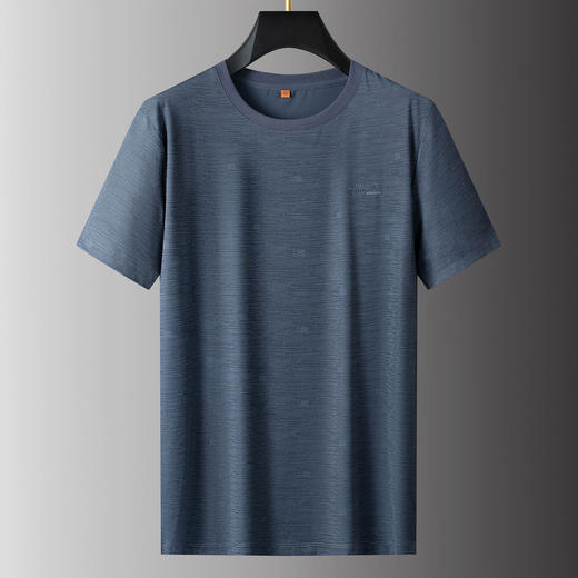 【DPS】大依优型大码男装夏季冰丝圆领短袖T恤运动休闲上衣半袖男士 商品图2