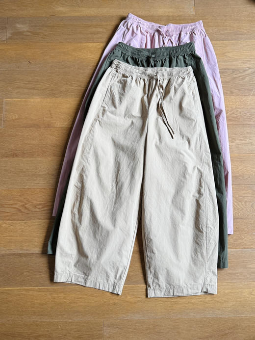 拿捏春日-松弛感酵洗棉九分休闲茧型裤【包邮+三天无理由退换】 商品图11