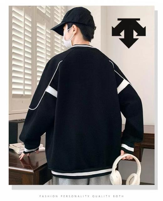 F032522秋季机能风休闲情侣款棒球服飞行夹克冲锋衣外套 商品图6