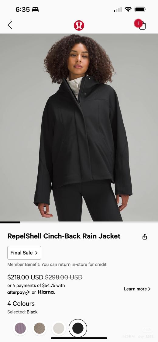 一店d 你们心心念的𝐥𝐮爆款❗️
Repelshell Cinch-back加绒小雨衣 被低估的一件斗篷式冲锋衣软壳 上身真真的绝～美 商品图5