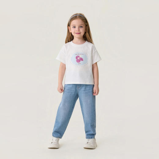 马克珍妮夏日果园女童凉感多彩T 2026年夏装新款560750 商品图2