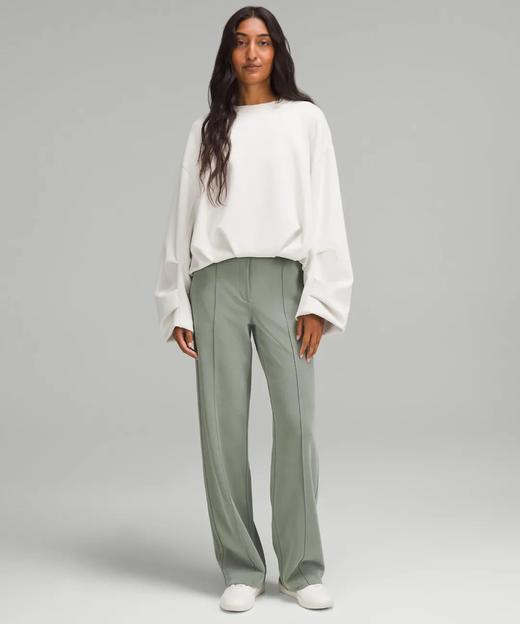 F032583春季新品雾面砂洗垂坠显瘦立体捏褶神裤休闲裤 商品图1