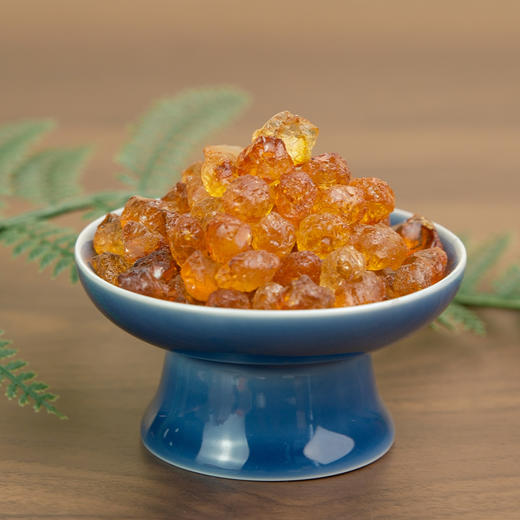 万物甄选云南老树精修桃胶  人工采摘 手工剪修  晶莹剔透 不熏硫 自然琥珀色 商品图2
