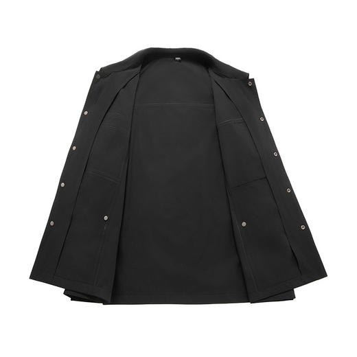 【DKP】大依优型大码男装春季翻领夹克外套商务休闲长袖外套上衣加肥加大 商品图4