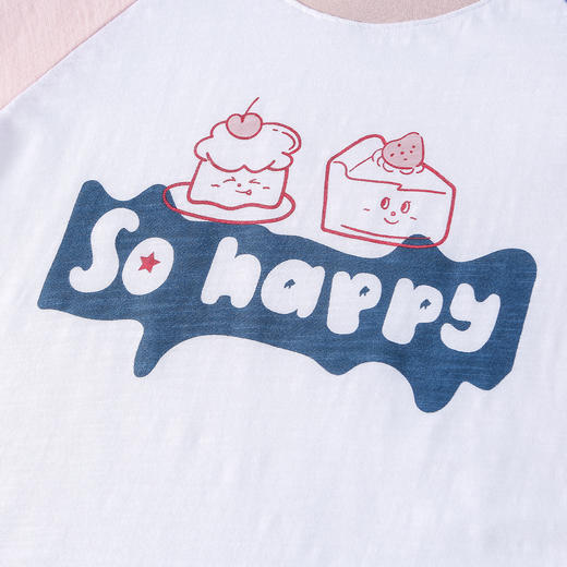 【10A抗菌】棉花堂夏款蓝雾粉咖竹节棉童装短袖T恤 ---FA61164 商品图5