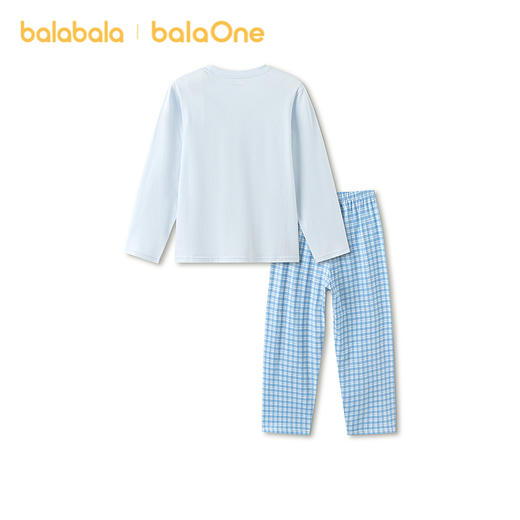 巴拉巴拉儿童睡衣套装夏季空调服男女童家居服宝宝中大童纯棉亲肤 商品图2