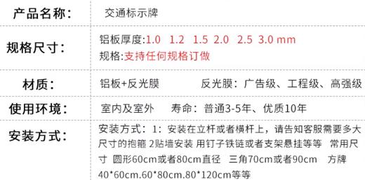 【MMK】60cm轨道限速牌 不含安装 商品图2