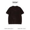 SDSA男装2026新款高贵轻奢韩系简约纯色针织圆领短袖T恤休闲百搭 商品缩略图0