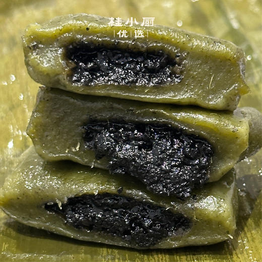 艾叶糍粑-清香艾叶配上流心的芝麻馅，香糯清甜，好吃不腻 商品图3