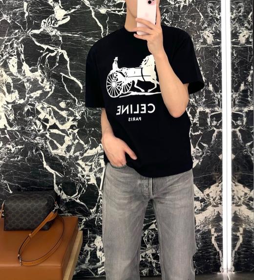 中性款印花短袖T恤he008 商品图2