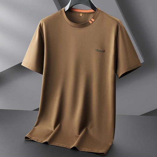 【DDP】大依优型大码男装夏季圆领短袖T恤棉质休闲运动透气凉感半袖上衣 商品图1