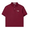 F032529复古简约休闲宽松刺绣字母情侣翻领polo衫短袖T恤 商品缩略图1