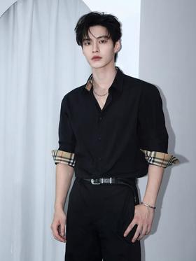 联泰公司的货！线上5000+ 战马万针刺绣点缀！BUR男士马术骑士刺绣弹力长袖衬衫