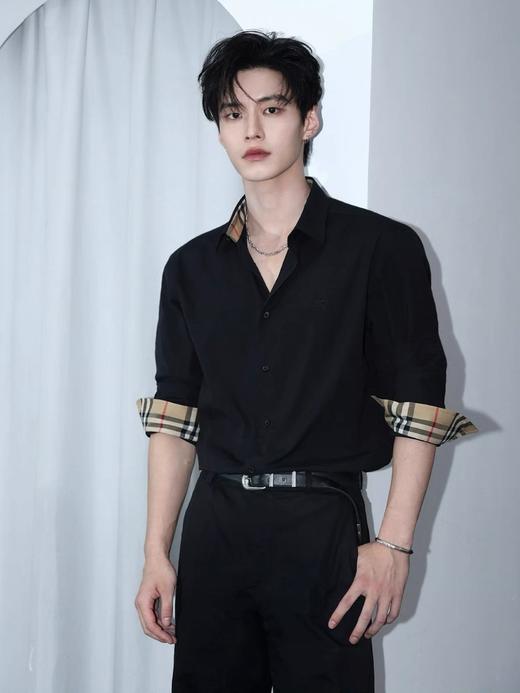 联泰公司的货！线上5000+ 战马万针刺绣点缀！BUR男士马术骑士刺绣弹力长袖衬衫 商品图0