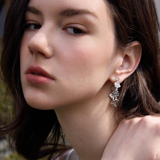 ARSIS 丨 繁绮系列 繁花风影耳环 商品图4