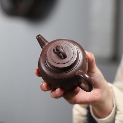 正宗宜兴原矿紫砂壶【灵宝壶】，国家工艺美术大师强济人亲创。三款可选，礼盒精装，下单再送半斤明前龙井!（72小时发货） 商品图7