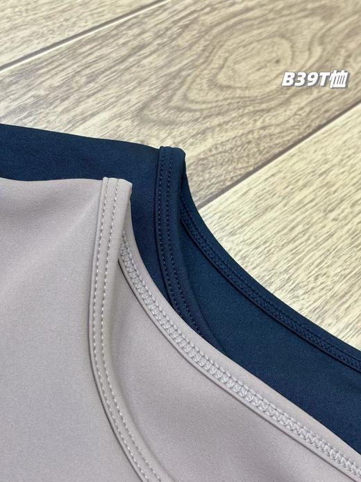 F032551一包两件装新款女士双面云感瑜伽式休闲通勤短袖T恤 商品图5