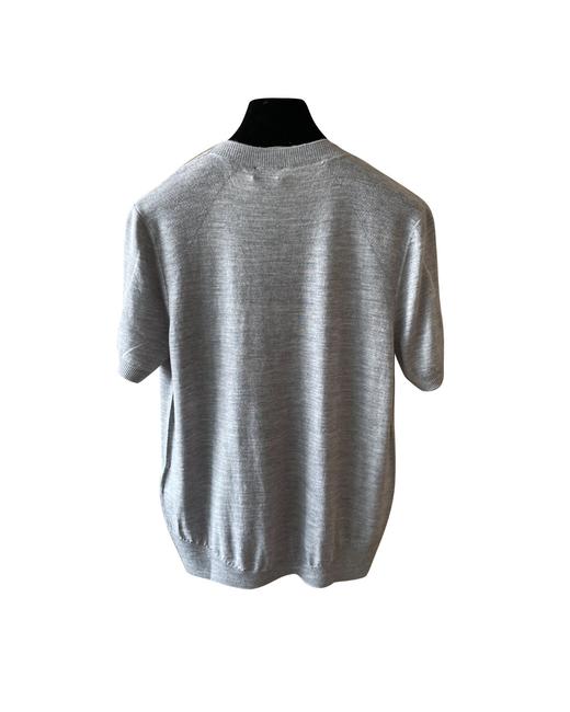 女款logo刺绣短袖针织衫hu025 商品图1