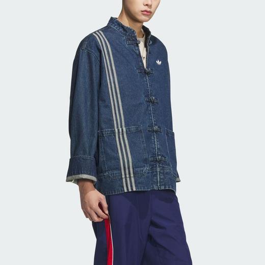 三YE草男女情侣款新中式牛仔宽松休闲外套 商品图0