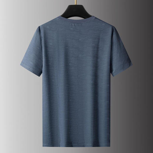 【DPS】大依优型大码男装夏季冰丝圆领短袖T恤运动休闲上衣半袖男士 商品图3