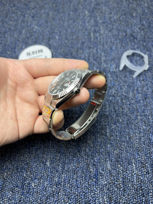 ARF劳力士日志型41mm 水泥灰 灰盘 丹东3235机 板带 三珠链 904L钢 男士腕表 商品图3