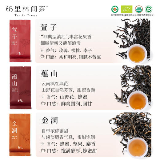 林间初见 | 有机茶多风味体验盒（红茶&时光） 商品图2