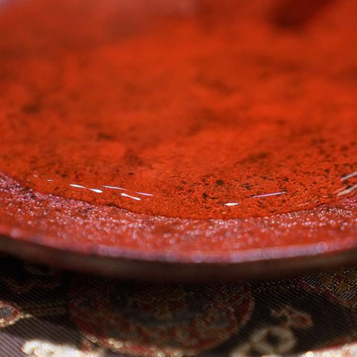 【赤壁熔岩大漆圈足浅盘】熔岩肌理茶盘 商品图6