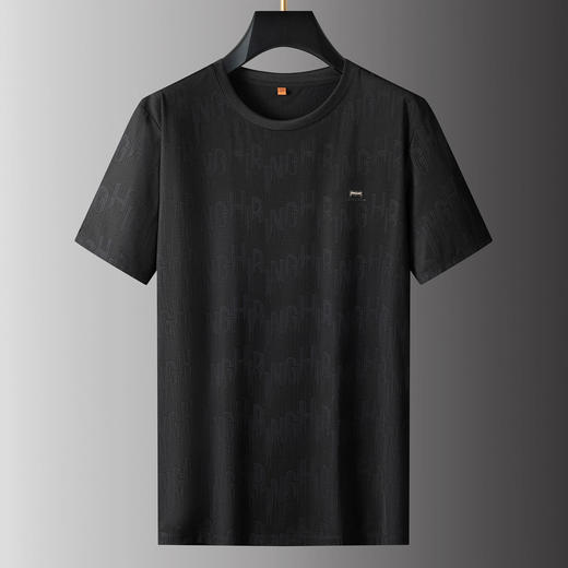 【DPS】大依优型大码男装夏季圆领短袖休闲运动简约透气凉感T恤上衣 商品图3