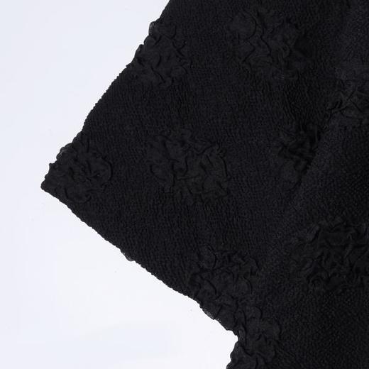 7070SDSA男装2026新款高贵轻奢新中式纯色提花菱形短袖衬衫百搭简约 商品图2