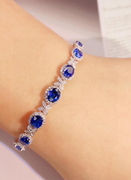 5.8克拉蓝宝石手链 商品图4