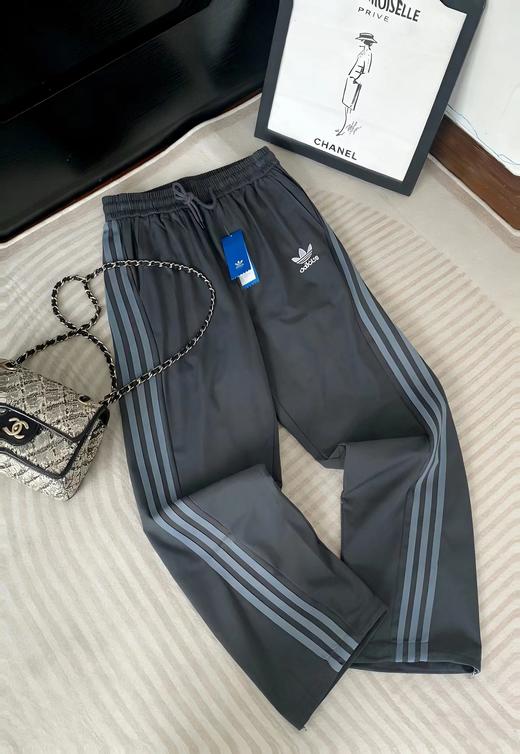 F032557百搭直筒阔腿裤型显瘦百搭休闲长裤条纹运动裤 商品图11