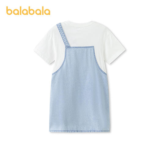 【商场同款】巴拉巴拉女童裙子儿童连衣裙2026新款夏假两件背带裙 商品图2